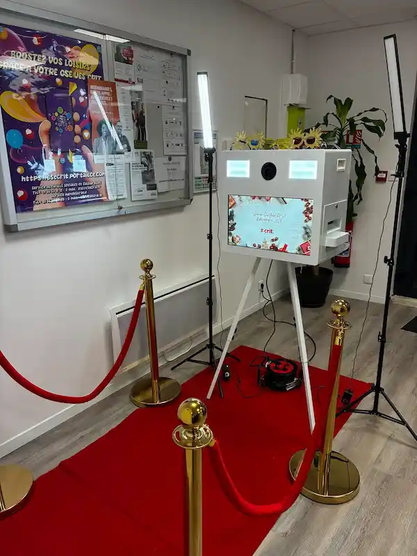 Photobooth pour soirée d'entreprise en Picardie